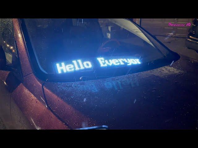 This LED Perfect For Delivery Car Windows - Huge Bright LED Signs Review