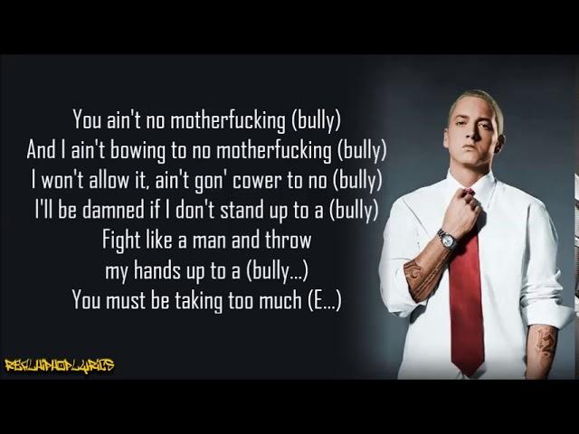 Eminem - Bully (Lyrics)