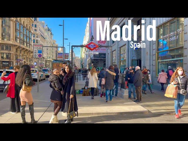 Madrid, Spain  - The Sunniest Capital In Europe 2022 - 4KHDR Walking Tour (▶10 Hours)