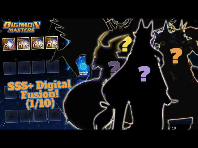 INSANE LUCK!? - SSS+ Digital Fusion! (1/10) - Digimon Masters Online