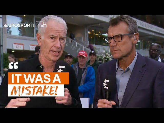 Tim Henman and John McEnroe clash over Wimbledon ban on Russian and Belarusian players | Eurosport