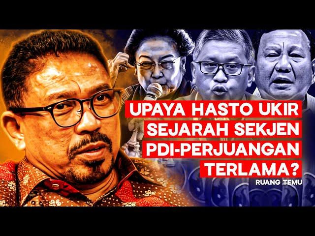 Jauhkan Megawati & Prabowo, Zulfan Lindan : Hasto Ingin Ukir Sejarah Sekjen PDI-Perjuangan Terlama