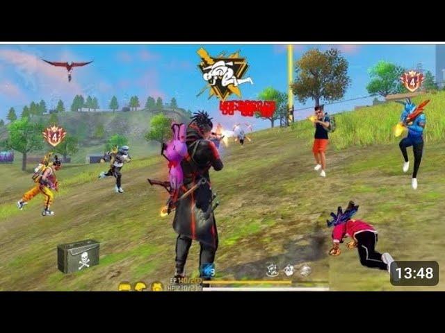 Solo vs Squad rank push with Ajjubhai and Sharib Gamer full Gameplay please 1k subscribe