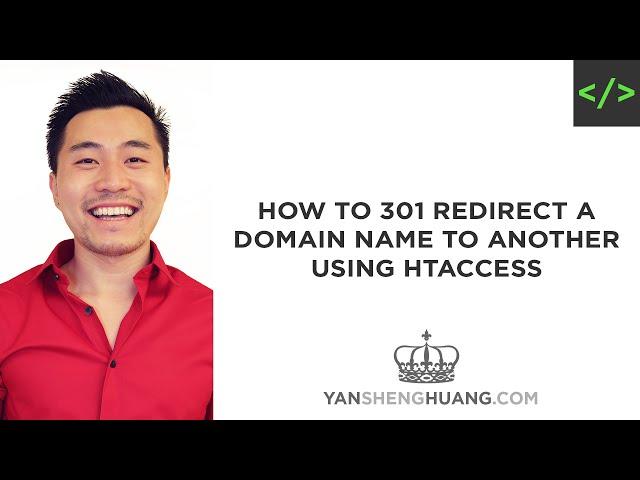 How to 301 Redirect a Domain Name to Another Using .htaccess