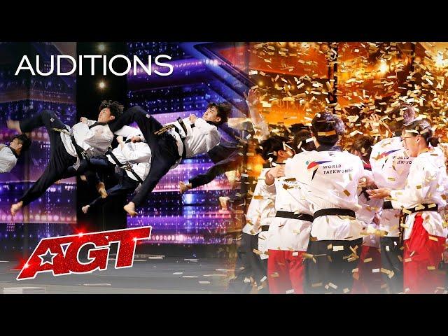 Golden Buzzer: World Taekwondo Demonstration Team Shocks the Judges - America's Got Talent 2021