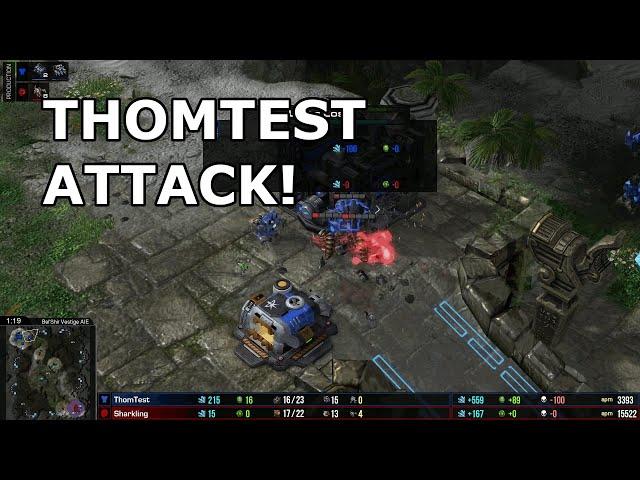 THOM ATTACK! - Fast Upgrades - Starcraft 2 AI