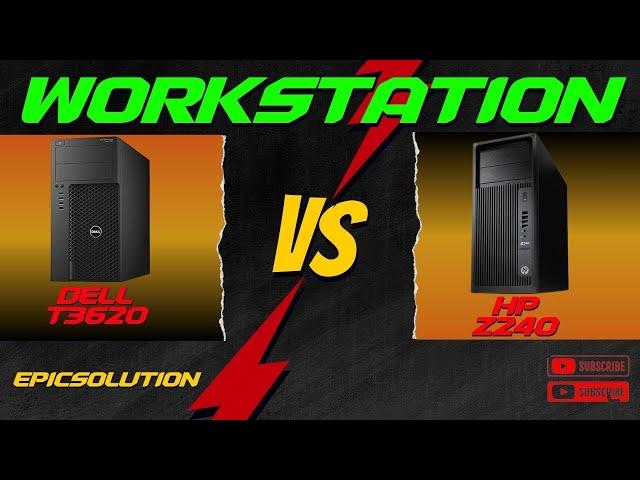 HP Z240 WORKSTATION  AND DELL PRECISION T3610 REVIEW | #gaming #editing#workstations #entertainment