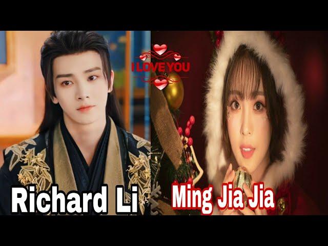 Ming Jia Jia & Richard Li Real Life Partner in (A tale Of Love And Loyalty) Lifestyle 2024...