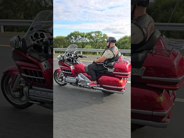 Автопилот в деле! Honda Gold Wing 1800 #мотопутешествия#мотопутешествие