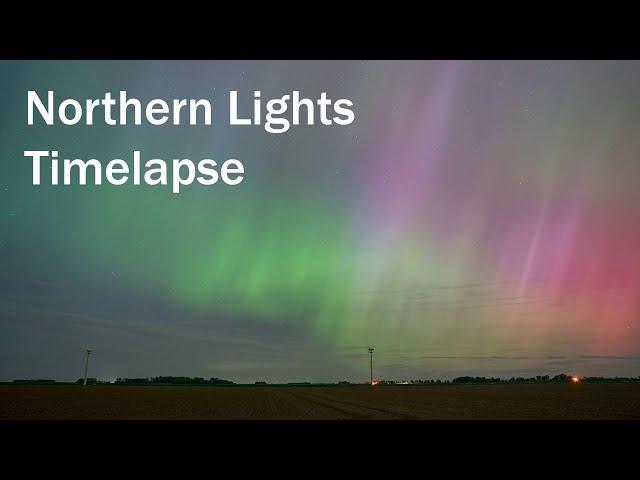 Northern Lights timelapse - 4K