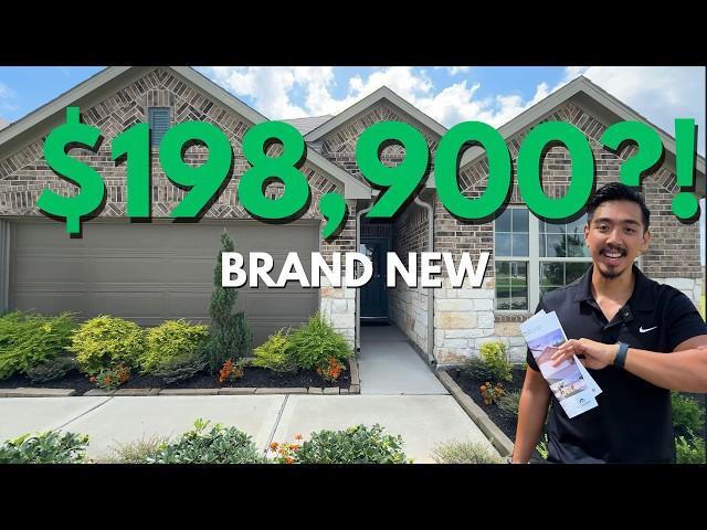 We found the CHEAPEST Houses on HUGE lots in Houston (La Marque New Construction)