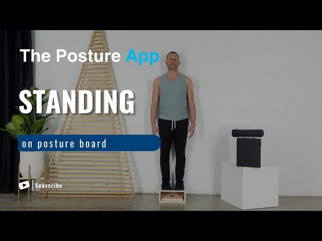 Standing on Posture Board