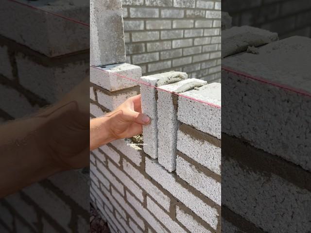 Bricklaying ventilation #asmr #bricklayer #architecture