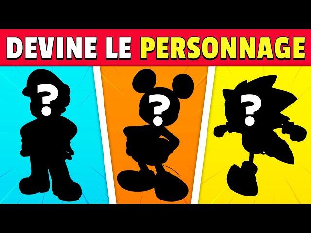 Devine le personnage de DESSIN ANIMÉ derrière l'OMBRE  Quiz Dessins Animés