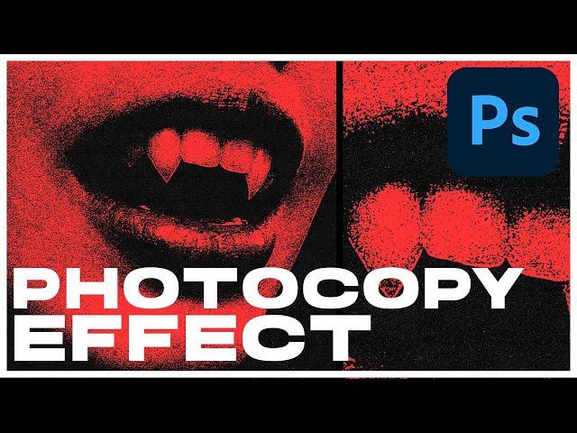 Realistic PHOTOCOPY EFFECT (QUICK & EASY) | Photoshop Tutorial