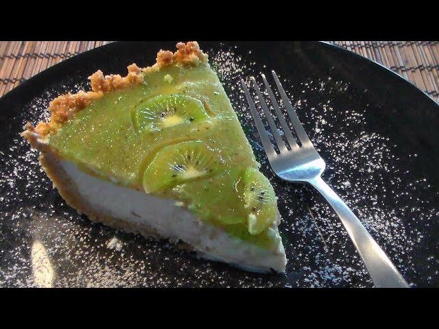 Creamy Kiwi Cheese Cake - No Bake