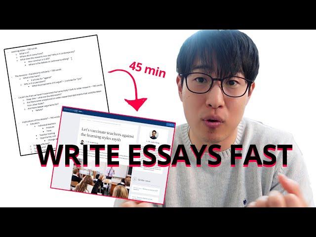 3 Steps to Write Essays Faster and Procrastinate Less (By a Published Author)