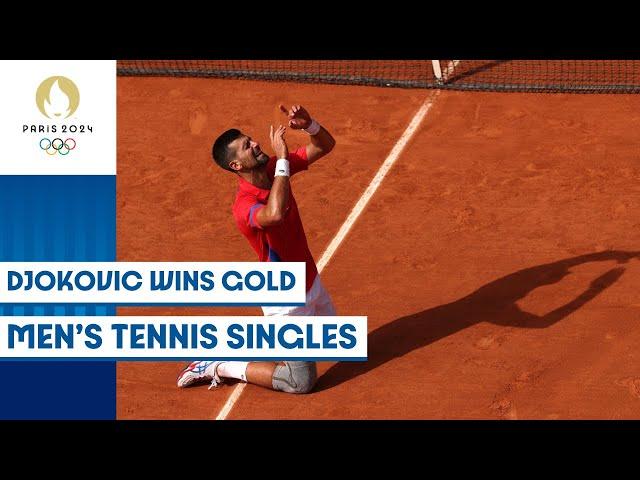 Novak Djokovic wins gold in Men's Tennis Singles  |  Paris 2024 Highlights