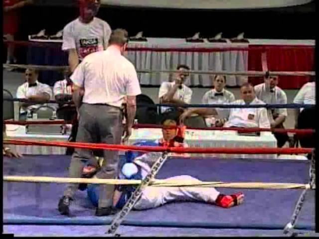 Randall Grover USA vs Bernarosussitz Austria 2003 IAKSA World Kickboxing Championships