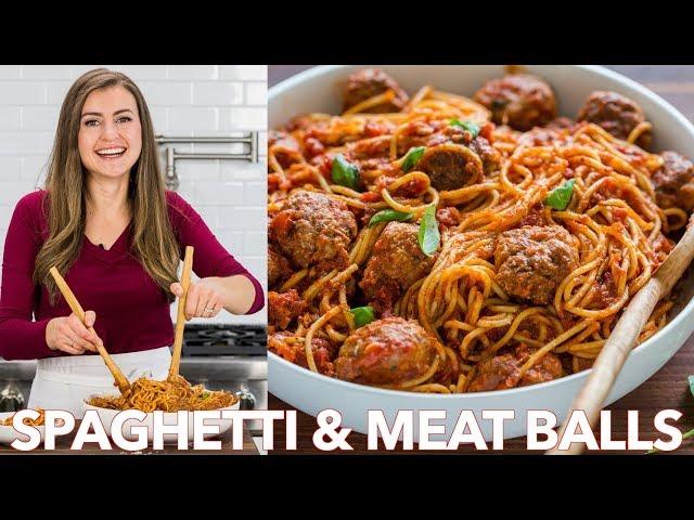 How To Make Spaghetti and Meatballs Recipe | Homemade Marinara Sauce