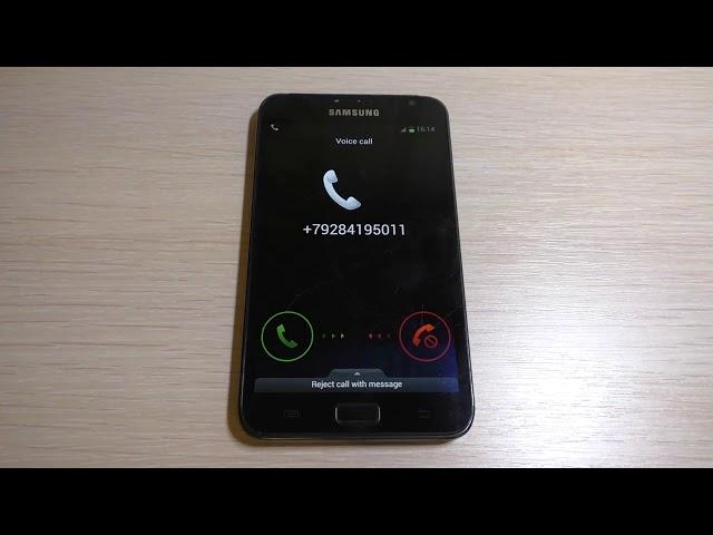 Samsung Galaxy Note (Android 4.0.4) incoming call