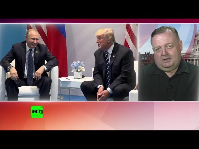 Язык тела: эксперт рассказал RT, что означают жесты Путина и Трампа на встрече в Гамбурге.