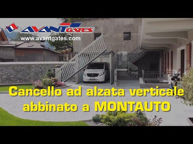 Cancello ad Alzata Verticale abbinato a MONTAUTO!