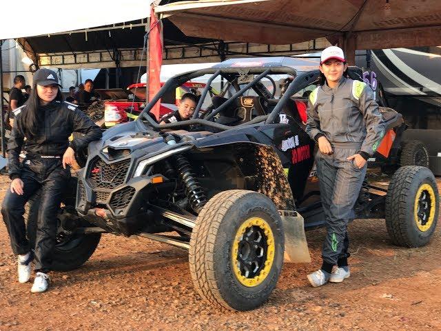 Alinka Hardianti Balap Speed Offroad dinavigatorin Diandra onboard