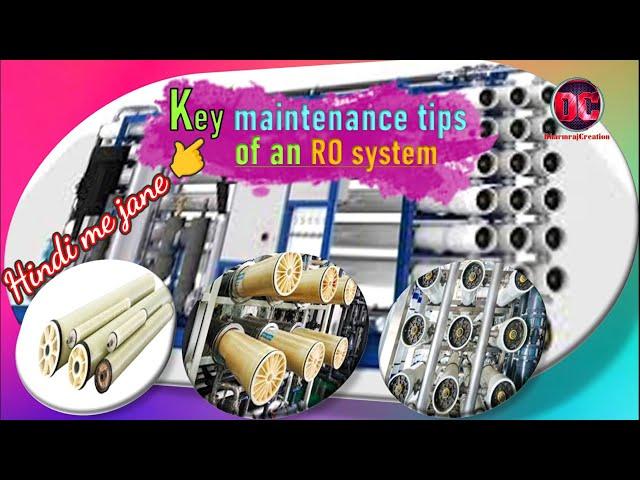 Hindi me jane Essential RO system maintenance tips | Key maintenance tips of an ro system | RO |