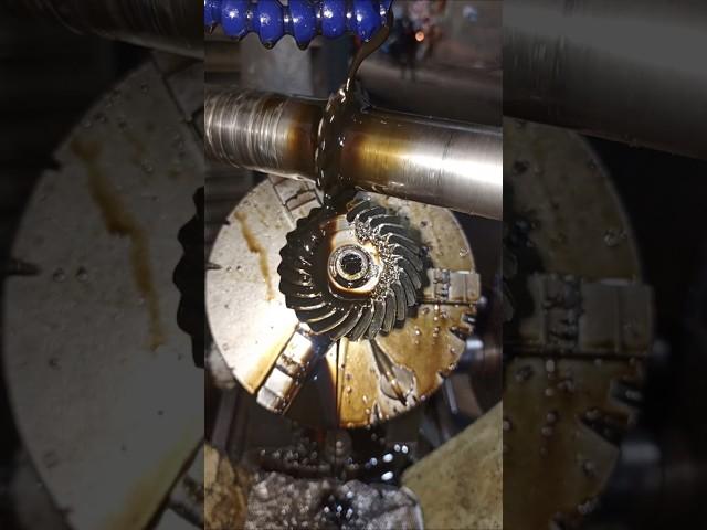 Spiral Bevel Gear#Gearcutting#milling#hobbing#mechanical#automobile#machining#lathe#cnc#welding