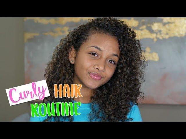 Curly Hair Routine (Natural Curly) | LexiVee03
