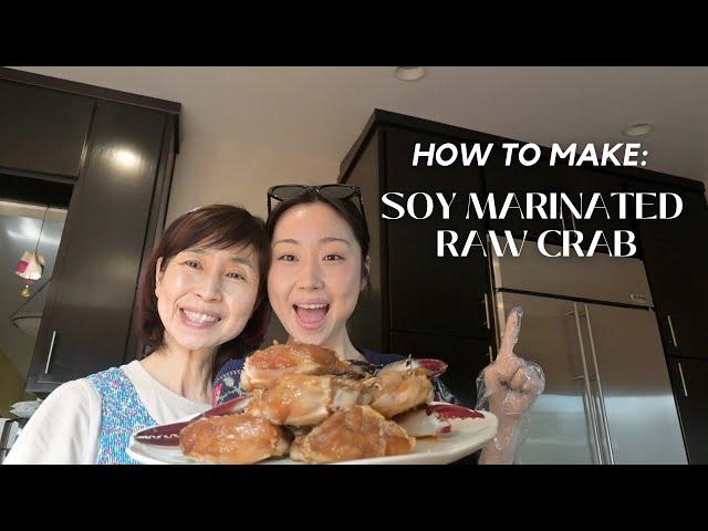 How to make: Soy Marinated Raw Crab