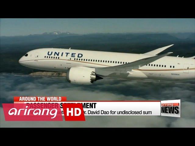 United Airlines settles with Dr. David Dao for undisclosed sum