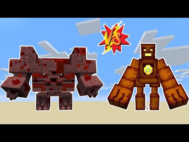 Mooshroom Monstrosity Vs Archaic Sentinel | 1VS1 | Minecraft Mobs Fight