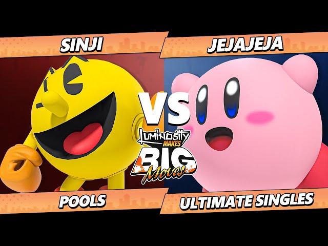 LMBM 2024 - Sinji (Pac-Man) Vs. JeJaJeJa (Kirby) Smash Ultimate - SSBU