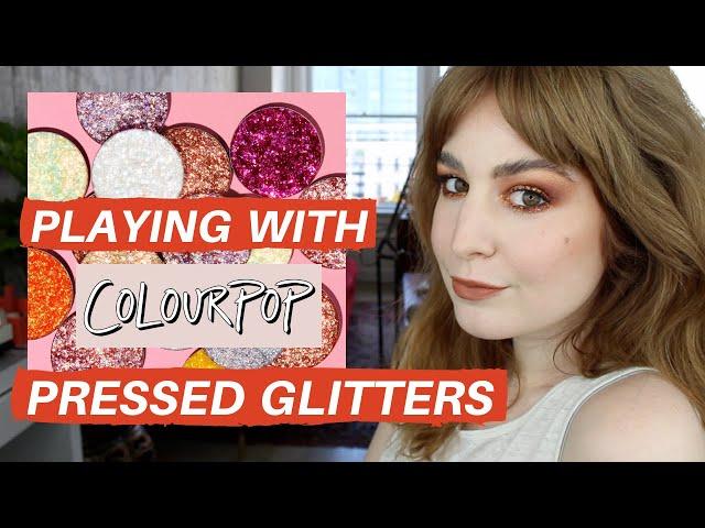 RENEGADE GLITTER BEHAVIOR FT. COLOURPOP PRESSED GLITTER IN BOOMBAYAH | Hannah Louise Poston