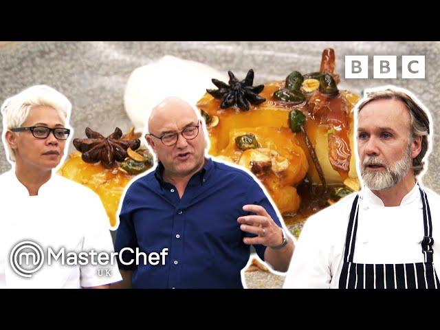 Marcus Wareing's Caramelised Pineapple Dessert! | MasterChef UK