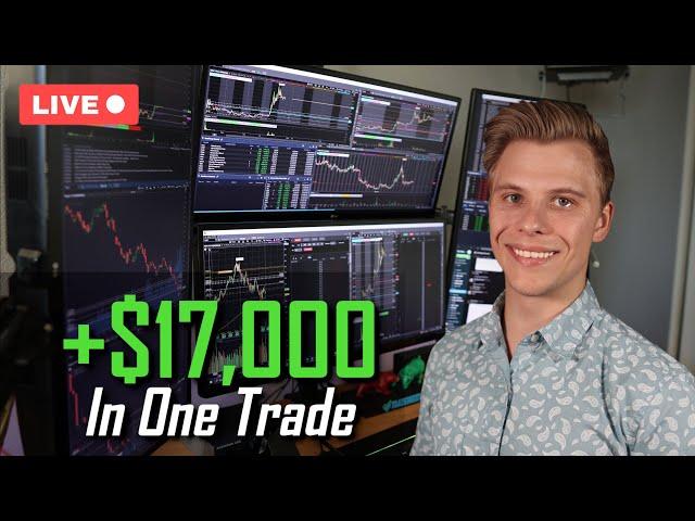 How I Made $17,000 In One Day Trade | Step-By-Step Analysis