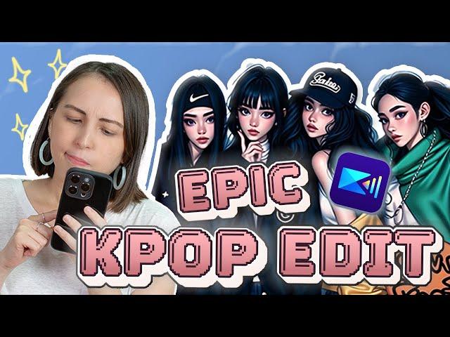 Novice Video Editor Makes an Epic Kpop Edit | PowerDirector App