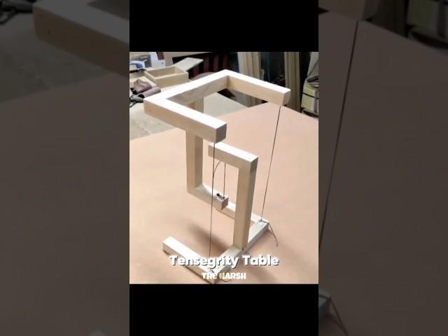Tensegrity Table! | The Harsh | #tensegrity  #science