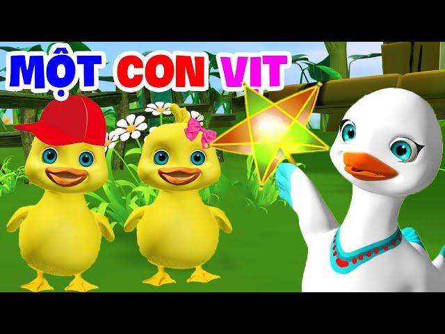 Một Con Vịt - Nhạc Thiếu Nhi Con Vịt Vui Nhộn - Hoạt hình con vịt - Một con vịt xòe ra hai cái cánh