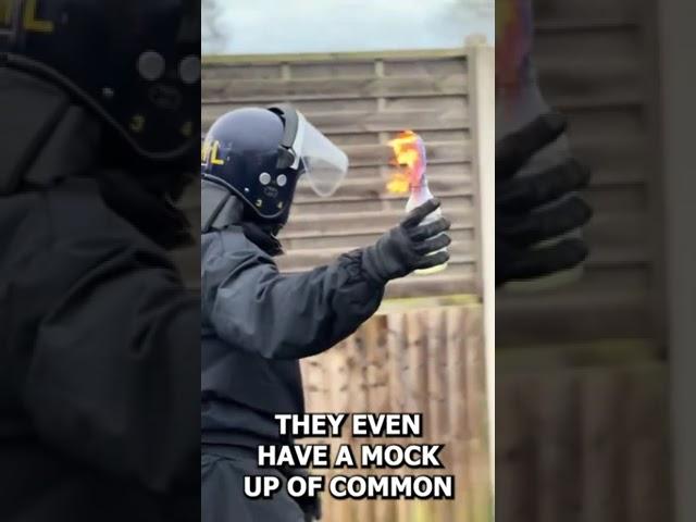 South Welsh Police Riot Training is Crazy! - (@SWPolice) #shorts #short