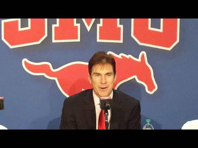 Tim Jankovich after SMU Basketball opener