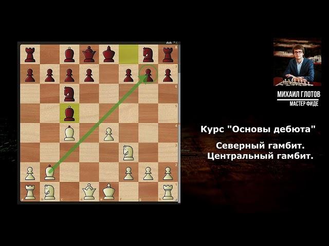 Курс "Основы дебюта". Северный гамбит. Центральный гамбит.