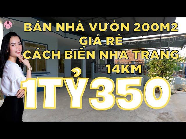 Bán Nhà Vườn Giá Rẻ 200m2 Giá Chỉ 1tỷ350 Cách Biển Nha Trang 14km | Bán Nhà Xã Diên Sơn Diên Khánh