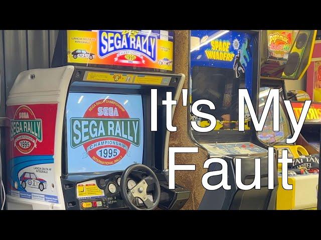 I Broke My Sega Rally Arcade Machine