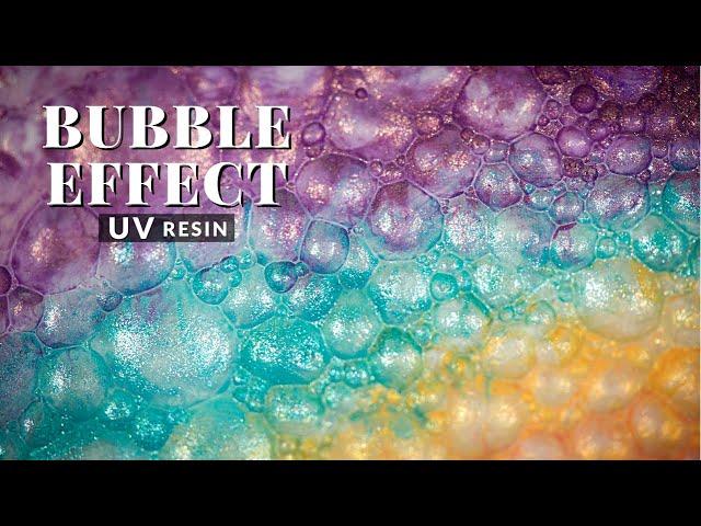 Bubble effect with UV resin | Trinket dish