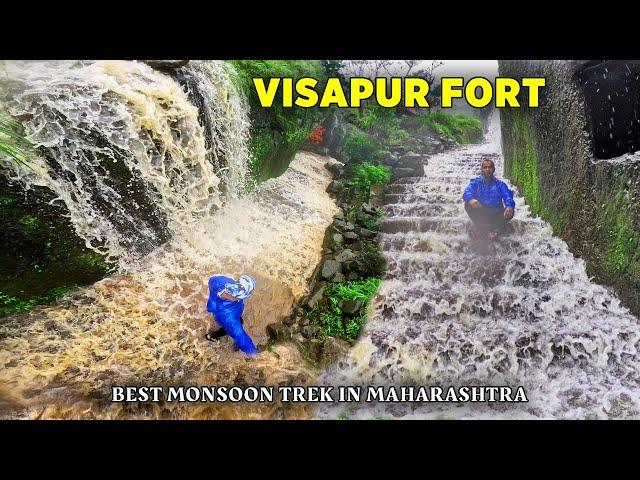 Visapur Fort Trek In HEAVY RAINS | Best Monsoon Trek In Maharashtra | Lonavala
