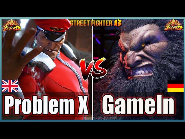 Street Fighter 6 Problem X (M Bison #1)  Vs  GameIn (AKUMA) Best Ranked MatchFightingGameWorldX