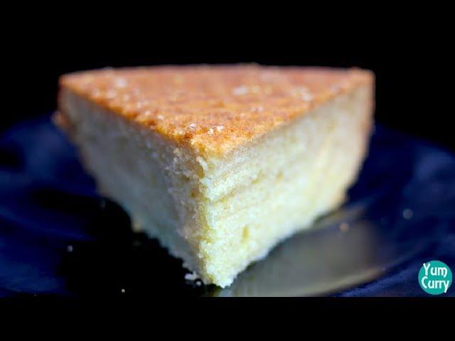 Vanilla Sponge Cake | Eggless | Yum Curry